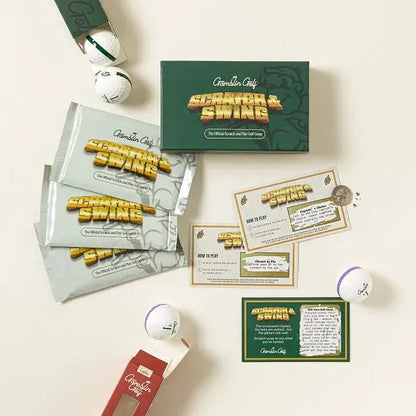 ⛳🏌️‍♂️ Scratch & Swing – The Ultimate Scratch-Off Golf Card Game (3 Decks / 57 Challenges)