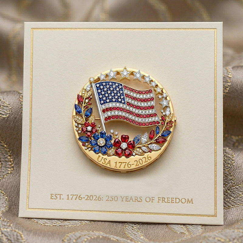 America’s 250th Anniversary Commemorative Brooch